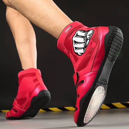 L Zapatos De Boxeo Profesionales Y Botas De Lucha Libre