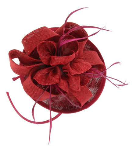 Diadema De Pelo Sombrero De Plumas Fascinator Nupcial Tocado