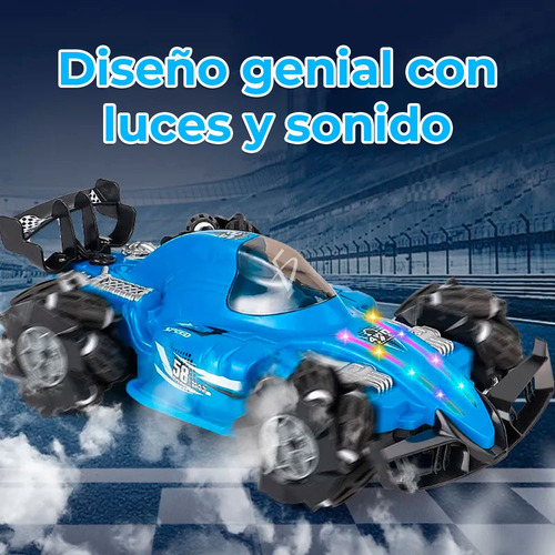 Coche Fórmula 1 Teledirigido Todoterreno Rotación 360 Led