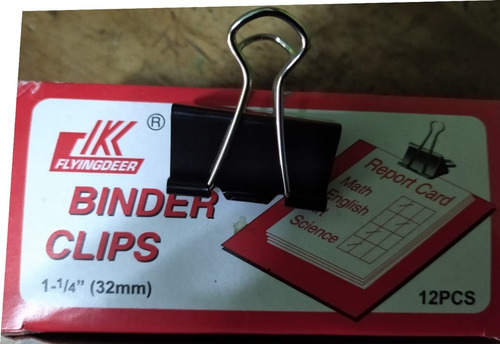 Binder Clips / Manitos 32 Mm X 12 Unidades