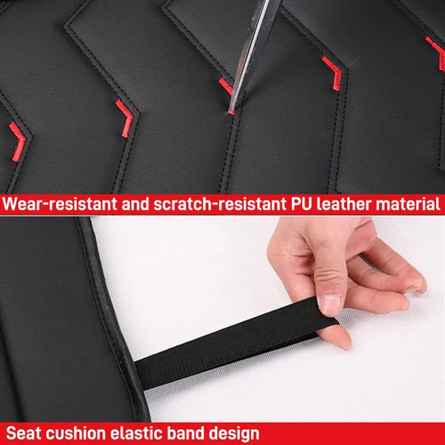 Forros De Asiento De Lujo Rojos Jn Rover