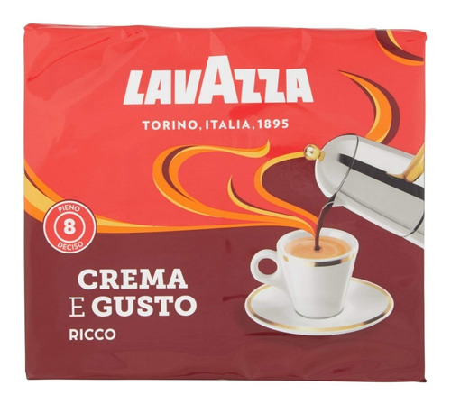 Café Lavazza Crema E Gusto Rico Italia Arabico Y Robusta 