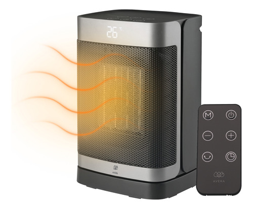 Calefactor Eléctrico De Aire Portátil Con Control Remoto