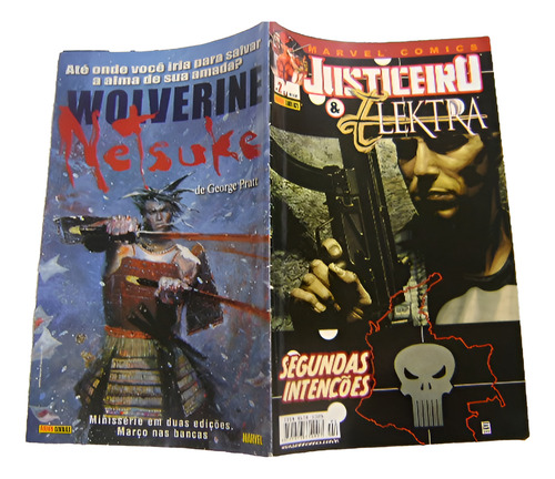 Hq Gibi Justiceiro & Elektra N. 2 Março 2002 Panini Ótimo! (Usado)