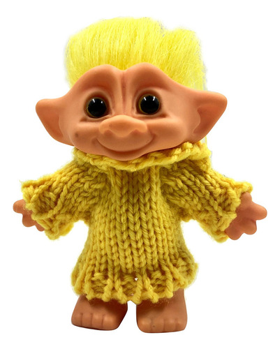 Muñecos Trolls Trolls Juguetes Figurita Cabello Amarillo