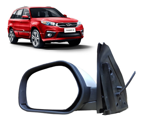 Espejo Retrovisor Izq Eléctrico Para Chery Tiggo 3 2014-2019