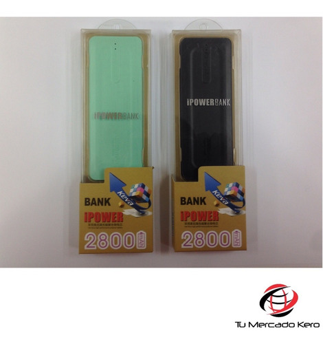 Cargador Portátil Power Bank Marca Keva 2800 Mah