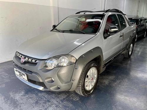 Imagen 2 de 13 de Fiat Strada 2015 1.6 Adventure Cd Pack Top Locker Con Gnc