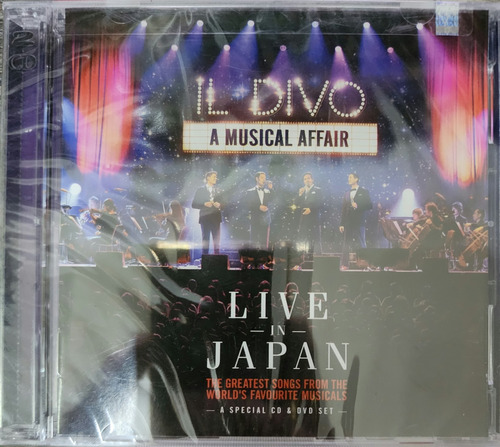 Cd Il Divo - A Musical Affair - Live In Japan - Nacional 