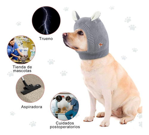 Orejeras For Perros Cubierta Orejas De Perro Calmante