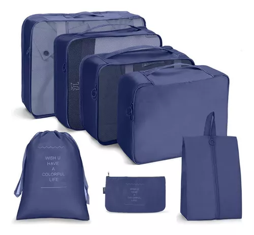 Kit Viajero Multiples Bolsos Valija Viajes Separador Opzw-00