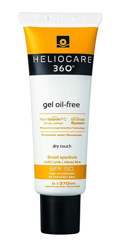 Imagen 2 de 2 de Protector Solar Heliocare 360 Gel Oil-free Dry Touch