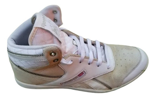 Championes Botita Reebok Original Dama Blancos T 8