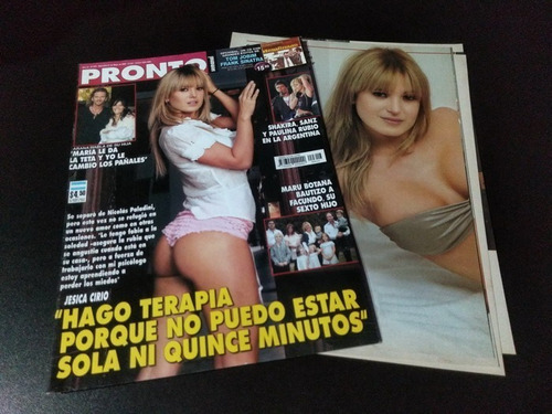 Jesica Cirio * Tapa Y Nota Revista Pronto 616 * 2008