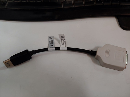 Cable Adaptador Dell Display Port Macho A Dvi Hembra