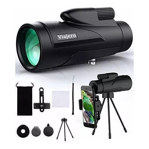 Telescopio Monocular 12x50, Visión Nocturna, Impermeable