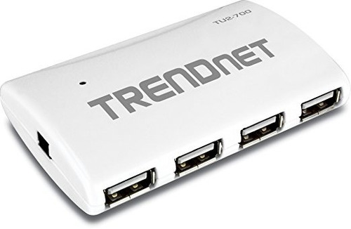 Trendnet Usb 2.0 7-port Hub De Alta Velocidad Con Adaptador 