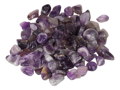 Pecera De Piedra De Amatista Natural, Cristal Morado, Grava,