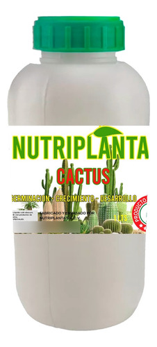 Concentrado Orgánico Para Cactus (germinación) 1 Lts