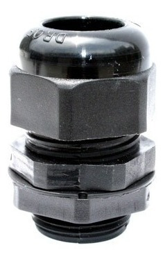 10pz Conector Glandula 1/2 Nylon P/ Cable Exterior Especial