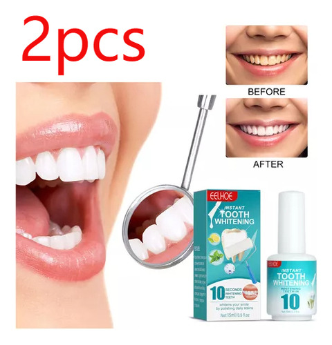 2 Pintura Blanqueadora Instantánea Para Dientes Aliento Limp