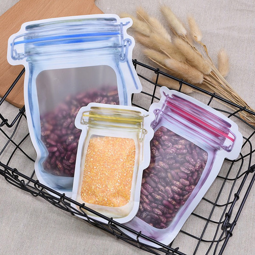 Bolsa Pequeña Para Almacenar Alimentos Con Cierre Zipper