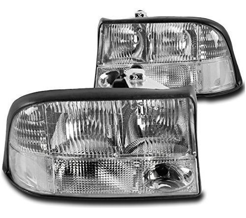 Luces Delanteras Cromadas Para Gmc Sonoma/jimmy/bravada