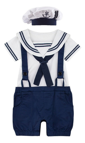 D Ropa Bebé Niños Marinero Armada Estilo Conjunto De Atuendo