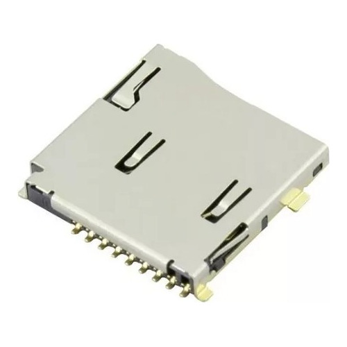 6 Unid. Conector Micro-sd Cartao Memoria Push-push Smd