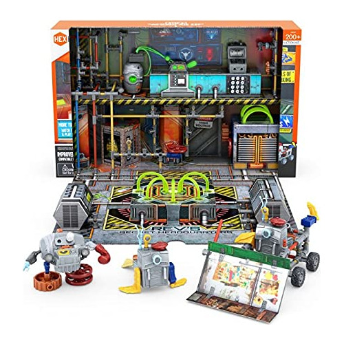 Hexbug Junkbots Small Factory Habitat Rev's Secret Headquart