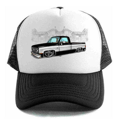 Gorra Camioneta Chevrolet C10 73 Negro