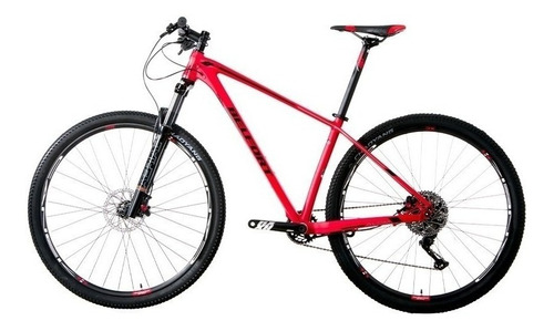 Imagen 2 de 2 de Mountain bike Belfort Bikes Alom Aerial 2022 R29 17" 10v cambios Shimano Deore Cs-M4100 y Shimano Deore Cs-M4120 color rojo/negro