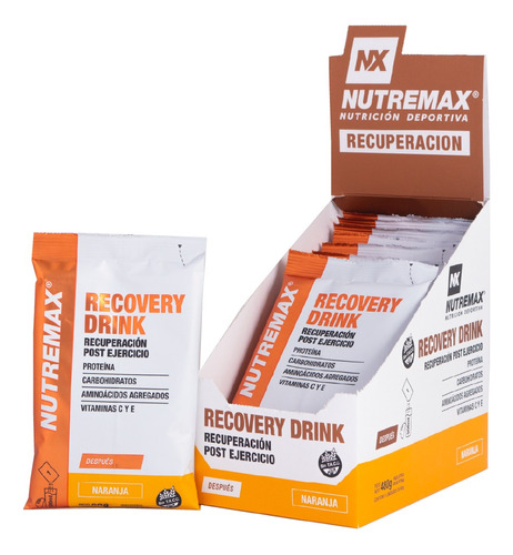 Recovery Drink Nutremax Sin Tacc Isotónico + Aminoácidos