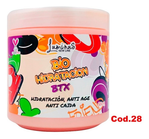 Btx Luminus Bio Hidratacion Crema Capilar Anti Caida