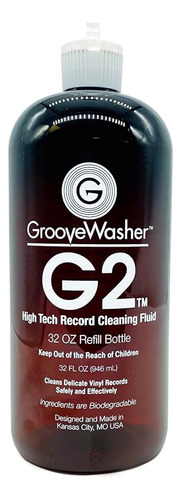 Groovewasher G2 Botella De Recarga De Líquido De Limpieza De
