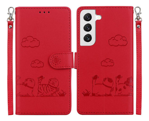 Funda Abatible For Samsung Galaxy S22 Plus Cat Rfid De