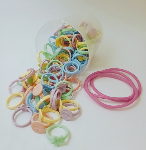 30 Pulseras, Infantil, Colores Surtidos, Souvenirs, Cotillon