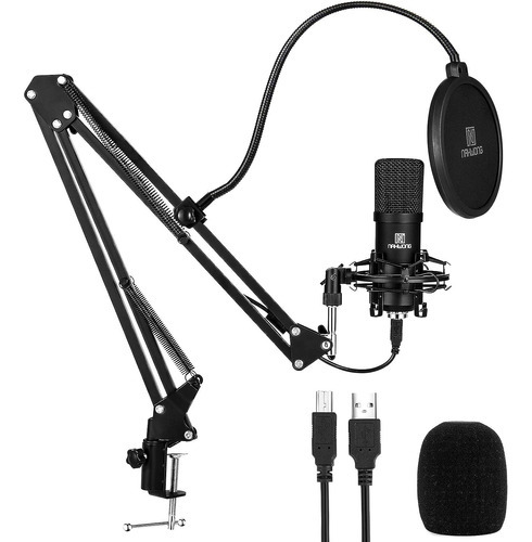Kit Microfono Usb Para Pcnahwong Professional 192khz /24bit