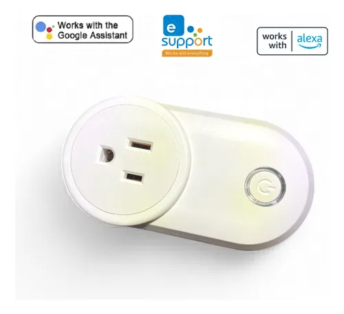 Enchufe Inteligente Smart Plug Wifi Control App Color Blanco