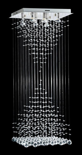 Plafon Moderno Caireles Colgante Estratos Doble + 6 Gu10 Led