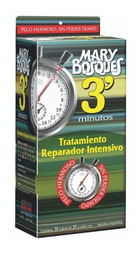 Tratamiento Reparador 3 Min X 10unid 20gr C/u - Mary Bosques