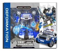 Comprar Robot Transformable Mega Baby Swat Mecha Force Color Unico Personaje Policía