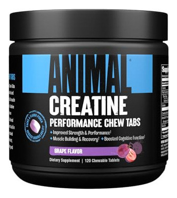 Tabletas Masticables De Creatina Con Astragin Animal Creatin
