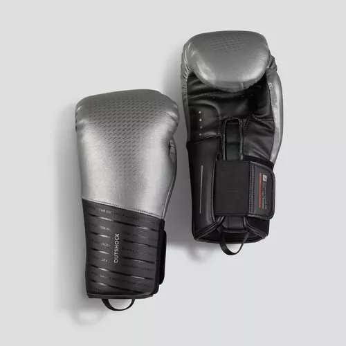 Kit punching ball + guantes de boxeo de 4oz para Niños Outshock negro/rojo  - Decathlon