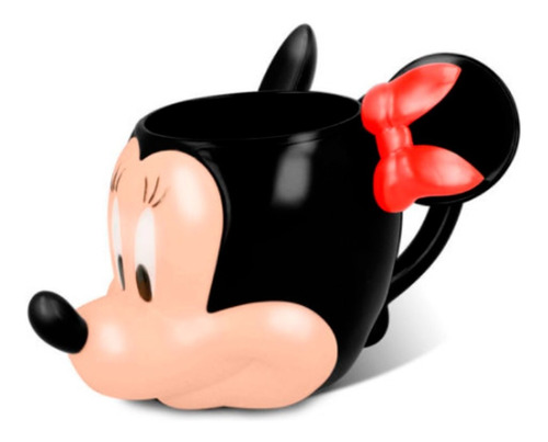 Taza Infantil Minnie 3d Taza Plástica Disney Minnie Cresko