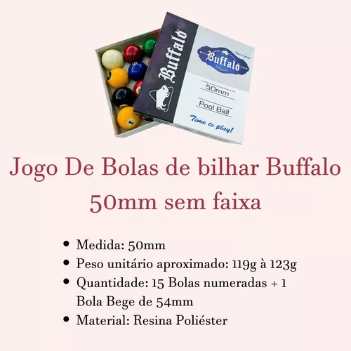 Jogo Bolas De Sinuca/Bilhar/Snooker 55 mm no Shoptime