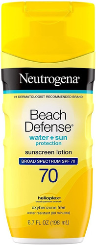 Neutrogena Beach Defense Bloqueador Solar Locion Fps 70+