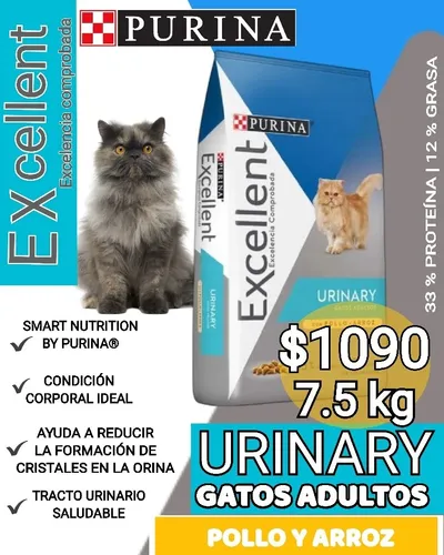 Purina excellent urinary gato 2025