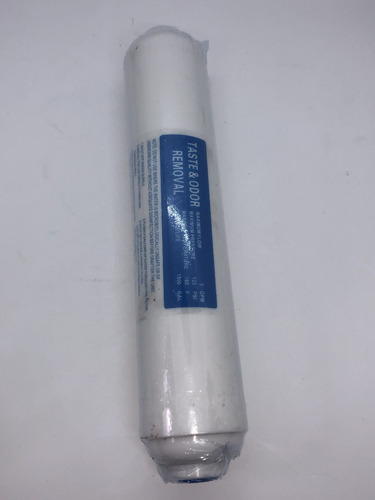Filtro Carbon In-line T33 Cloro Dispenser Agua Heladeras