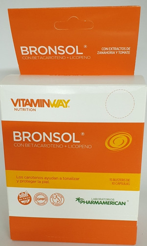 Bronsol Betacaroteno+extracto De Zanahoria Comprimidos X 150